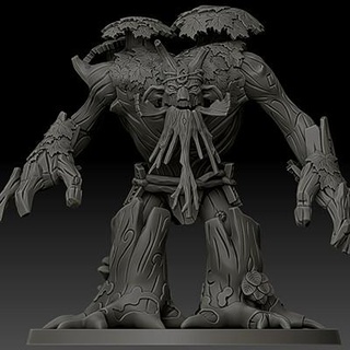 dota 2 Trent protetor 3d impressão modelo pring 3d print model - Mito3D