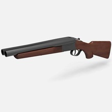 double barrel shotgun boomstick evil dead print ready 3d model 3d print model - Mito3D