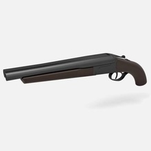 Duplo barrilado Remington espingarda impressão pronto 3d modelo 3d print model - Mito3D