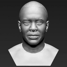 dr dre bust print ready 3d model here printing current size 5 cm height but you free scale it zip file contains obj stl created zbrushif have any questions please don't hesitate contact me respond asap encourage check my other celebrity models 3d print model - Mito3D