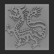 dragon soulagement impression prêt 3d modèle élitemodélisme 3d print model - Mito3D