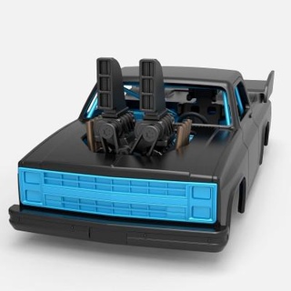 dragster truck 1 25 - 3d print model cosplayitemsrock 3d print model - Mito3D