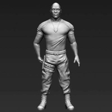 dwayne rock johnson fast furious print ready 3d model here agent hobbs printing not scaled so you have adjust size want zip file contains obj stl created zbrushif any questions please don't hesitate contact me respond asap encourage check my other celebrity models 3d print model - Mito3D