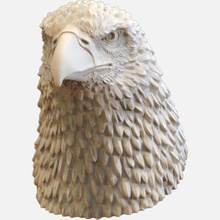 eagle head print ready 3d model only triangles hi-poly 3d print model - Mito3D