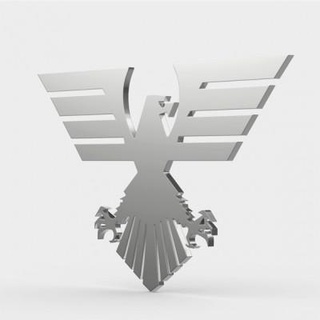 eagle logo - 3d print model logoman 3d print model - Mito3D