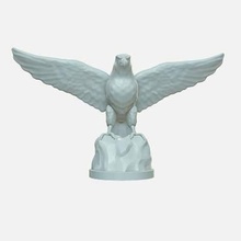 eagle print ready 3d model there two models one united other has four separate parts which displayed 0 coordinates printingthere stl obj max files body beak wing r lalso ztl file 3d print model - Mito3D