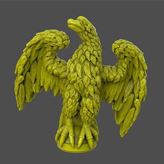 Aigle sculpture paburoviii 3d print model - Mito3D