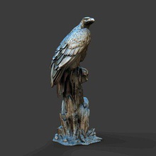 águila madera impresión Listo 3d modelo 3d print model - Mito3D