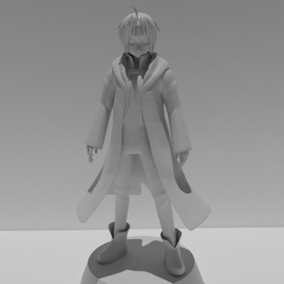Edward Elric impressão pronto 3d modelo moogar 3D print model - Mito3D