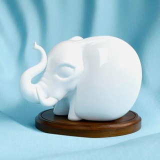 elefante figurilla 3d impresión modelo sello frío 3d print model - Mito3D