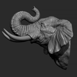 elefante elevado maletero guninnik81 3d print model - Mito3D