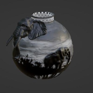 elephant vase design gurhansukuroglu 3d print model - Mito3D