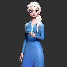 elsa print ready 3d model frozen 2 also known ii 2019 american computer-animated musical fantasy film produced walt disney animation studios 58th studio sequel 2013 frozenwhen you buy own - original files zbrush ztl zpr easy editing suit your requirementsfile obj stl used printing version v11 7th march split into sections not newbiethank viewing my modelhope enjoy her 3d print model - Mito3D