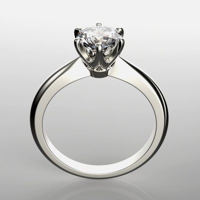 engagement ring set 0068 - 3d print model by 3djewelrysquad 3d print model - Mito3D