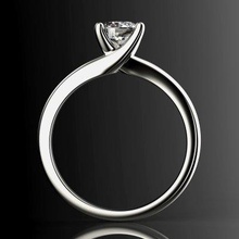 Engagement Ring einstellen Größen 0061 drucken bereit 3d Modell 3djewelrysquad 3d print model - Mito3D