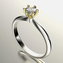 Engagement Ring einstellen Größen 0066 drucken bereit 3d Modell 3djewelrysquad 3d print model - Mito3D