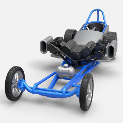 engine dragster 1 25 - 3d print model cosplayitemsrock 3D print model - Mito3D