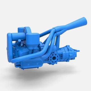 motore sabbia rotaia buggy 1 4 3d Stampa modello cosplayitemsrock 3d print model - Mito3D