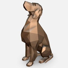 Inglese setter Stampa pronto 3d modello lowpoly 3d print model - Mito3D