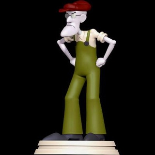 eustace bagge - courage cowardly dog sillytoys 3d print model - Mito3D