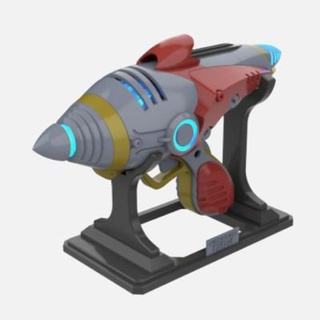 ausfallen Außerirdischer Blaster 3d drucken Modell Makerlab 3d print model - Mito3D