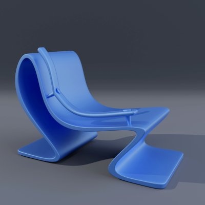 fantasy chair no 64 - 3d print model by kratzdistel 3d print model - Mito3D