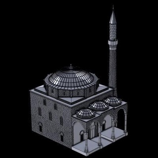 conquistatore moschea modello basato 3d print model - Mito3D