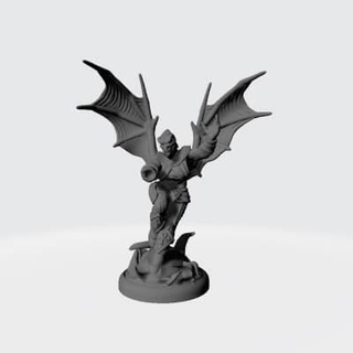 kadın magma Dragonborn şaman 3d Yazdır model mai oğul 3d print model - Mito3D
