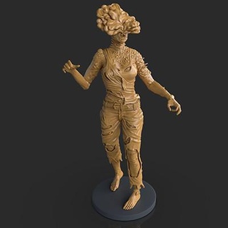 femmina clicker scultura 3d Stampa modello paburoviii 3d print model - Mito3D