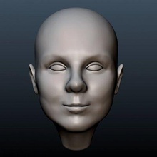 hembra cabeza 4 impresión Listo 3d modelo alexkovalev 3d print model - Mito3D