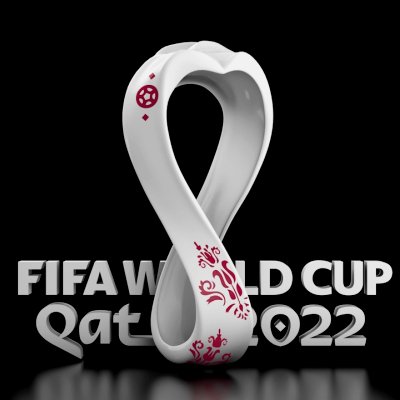 fifa tasse Qatar 2022 logo impression prêt 3d modèle waelmoussa 3D print model - Mito3D
