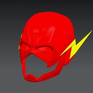 flash cosplay helmet - 3d print model cheriloyet 3d print model - Mito3D