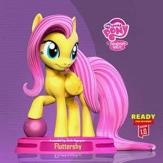 fluttershy - little pony 3d print model sinh nguyen 3d print model - Mito3D