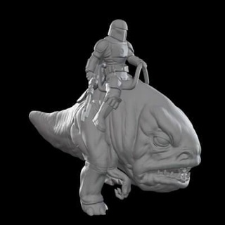 vigore cavallo cacciatore 3d Stampa modello 3dprintingdesigner 3d print model - Mito3D