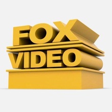 fox video logo print ready 3d model 3d print model - Mito3D