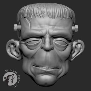 frankestein mask - fan art 3dprintstorestl 3d print model - Mito3D