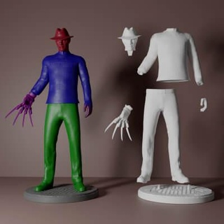 Freddy Krueger 3d Yazdır model moogar 3d print model - Mito3D
