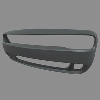 frente Parachoque esquiva desafiador 3d impressão modelo viperjr3d 3d print model - Mito3D
