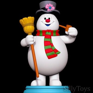 frosty snowman sillytoys 3d print model - Mito3D