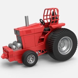 fun short pulling tractor cruisin mule 1 25 cosplayitemsrock 3d print model - Mito3D