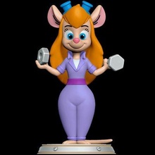 gadget hackwrench - chip dale print ready 3d model sillytoys 3d print model - Mito3D