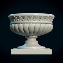 garden vase - print ready 3d model skazok 3d print model - Mito3D