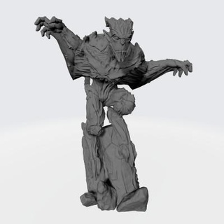 gargoyles statue - 3d print model 3dmodeldesigner 3d print model - Mito3D