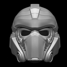 gears war clayton carmine custom helmet print ready 3d model 3d print model - Mito3D