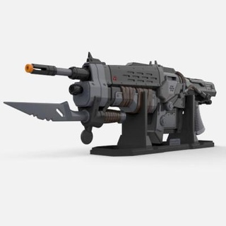 ingranaggi guerra retrò lanciere fucile makerlab 3d print model - Mito3D