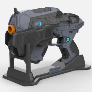 engrenagens guerra snub pistola makerlab 3d print model - Mito3D