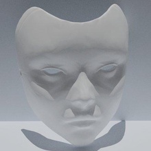 Geisha Maske drucken bereit 3d Modell Mugar 3d print model - Mito3D