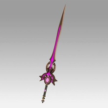 Genshin Einschlag eitern Verlangen Kaeya Reisender Schwert drucken bereit 3d Modell 3d print model - Mito3D