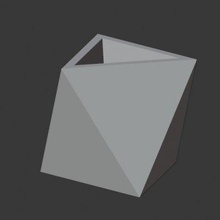 geometrik şekilli vazo dolma kalem Kulp destek Yazdır hazır 3d model gurhansukuroğlu 3d print model - Mito3D