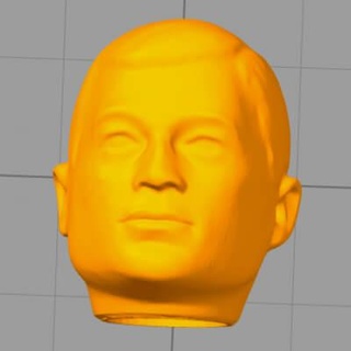 gi joe lego head - 3d print model capnjack 3d print model - Mito3D